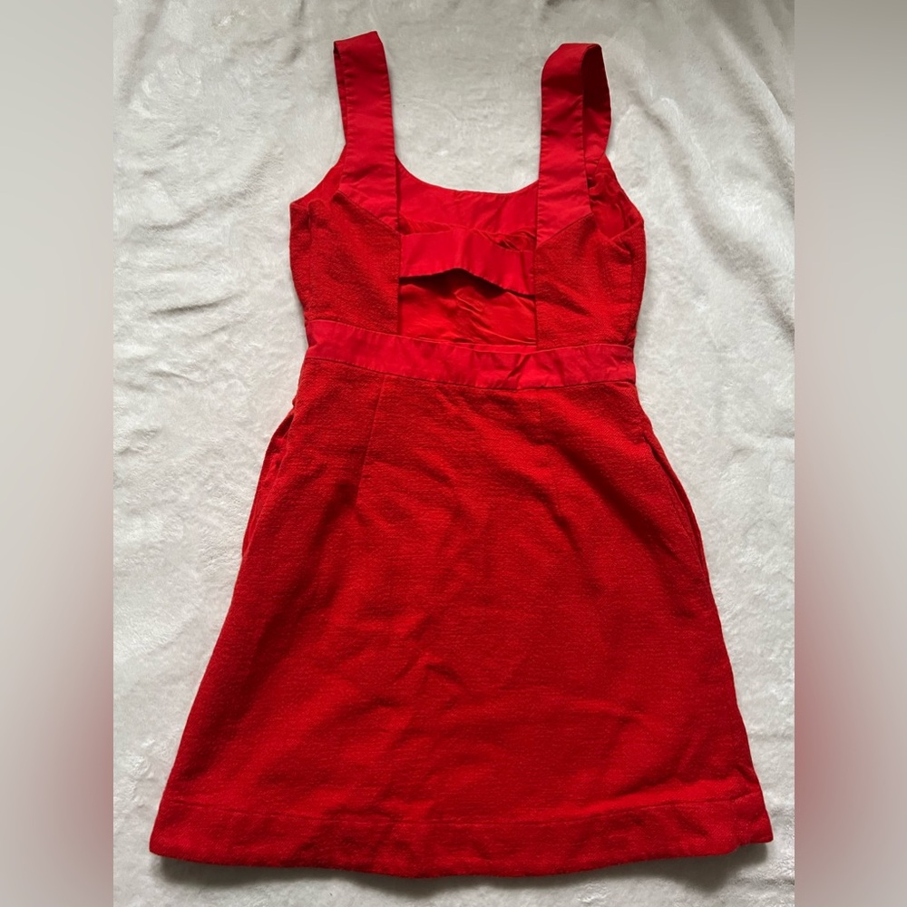 Burnt orange short dress size 0 - Picture 2 of 6
